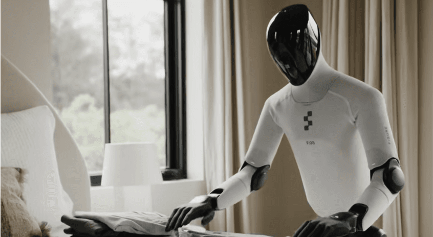 Humanoid robot in a domestic setting